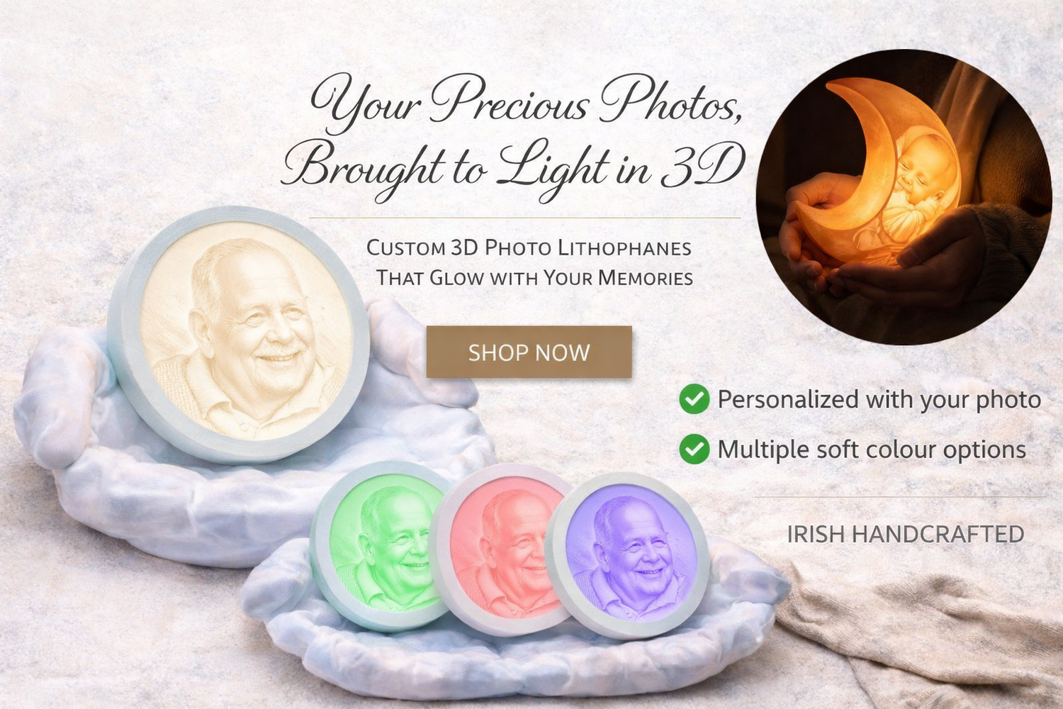 Personalised 3D Lithophane Prints