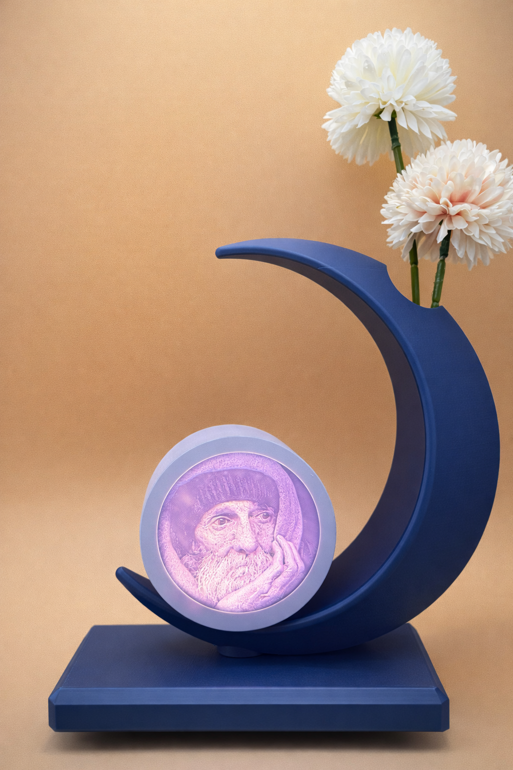 Personalised Lithophane Memorial Light – vase