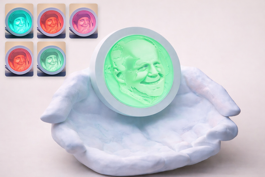 Personalised Lithophane Memorial Light – Open Hands