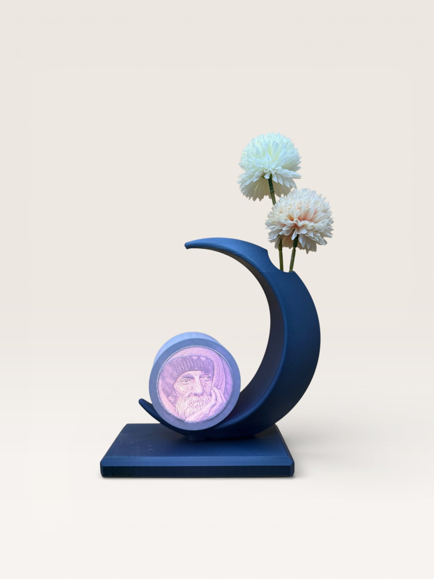 Personalised Lithophane Memorial Light – vase