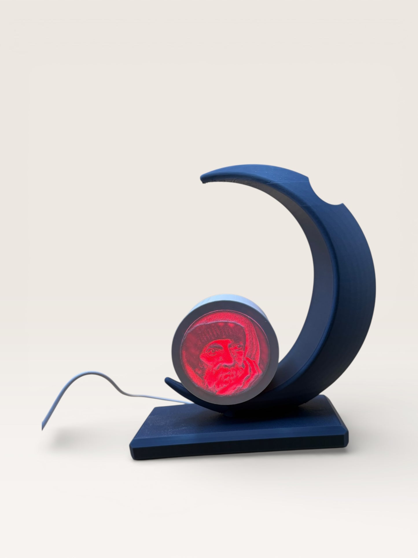 Personalised Lithophane Memorial Light – vase