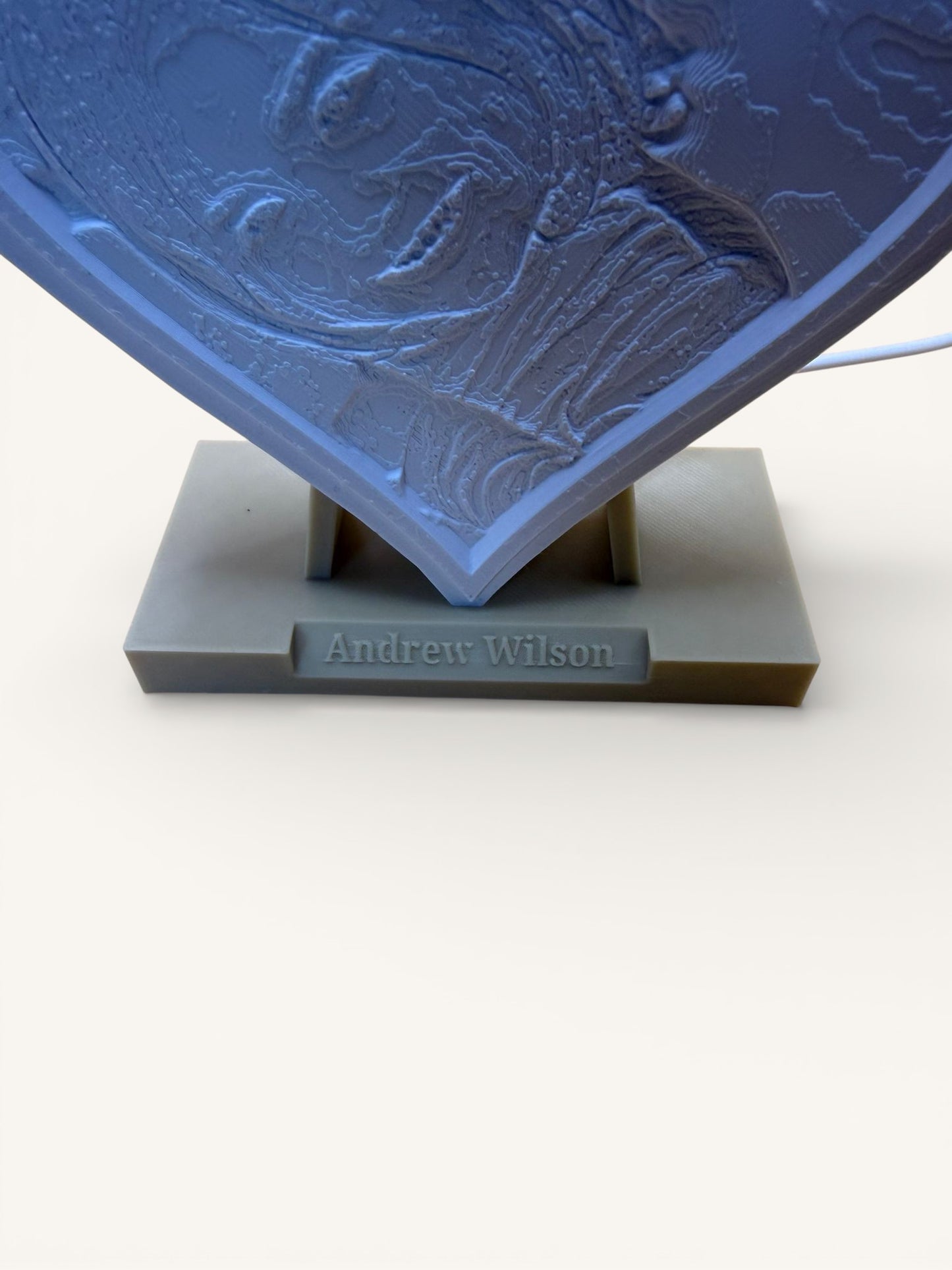 Personalised Lithophane Memorial Light – Heart Design